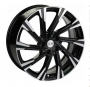 Легковой диск Khomen Wheels KHW1901 7,5x19 5x114,3 ET50,5 67,1 Black-FP